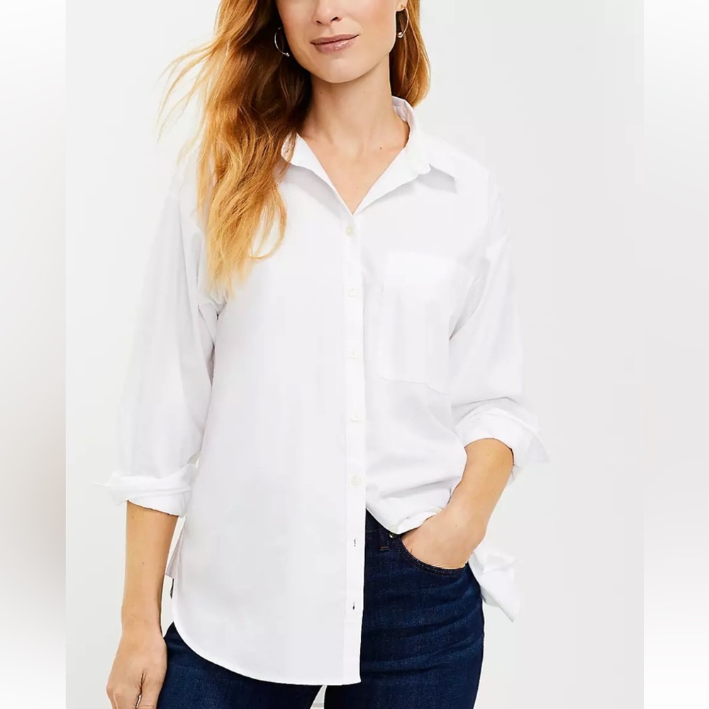 Boyfriend white shirt